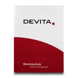 Doppeltaschen Mappe Werbetechnik - Lindner druckt hochwertige Präsentationsmappe
