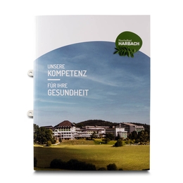 Mappe Moorheilbad - Lindner druckt hochwertige Präsentationsmappe