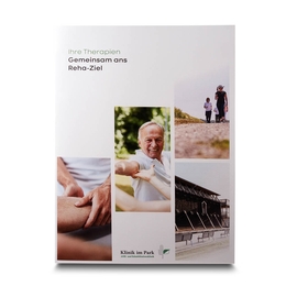 Mappe Therapiehefte Reha - Lindner druckt hochwertige Präsentationsmappe