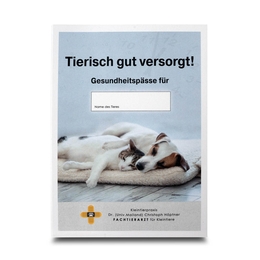 Mappe Kleintierpraxis - Lindner druckt hochwertige Präsentationsmappe