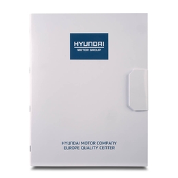 Fächermappe 4-fach Hyundai  - Lindner druckt hochwertige Präsentationsmappe