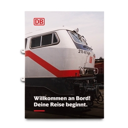 Infomappen DB Reise - Lindner druckt hochwertige Präsentationsmappe