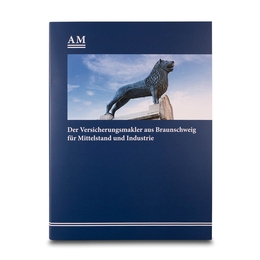 Versicherungsmakler Mappe  - Lindner druckt hochwertige Präsentationsmappe
