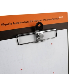 Klemmbrett mit Stifthalter Fahrzeugtechnik