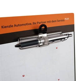 Klemmbrett mit Stifthalter Fahrzeugtechnik