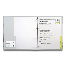 Register 5-fach Aluminium-Sicherheitstür