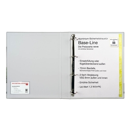 Register 5-fach Aluminium-Sicherheitstür