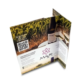 Endlosfaltkarte Weingut