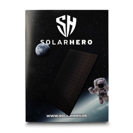 Mappe Solarhero Logo - Lindner druckt hochwertige Präsentationsmappe