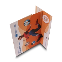 Endlosfaltkarte Physiotheraphie