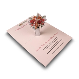 Geburtstagsgruß 3D-Blumenstrauß