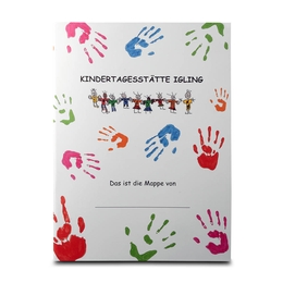 Mappe Kindertagesstätte persönlich - Lindner druckt hochwertige Präsentationsmappe