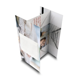 Endlosfalzkarte Optiker mit Papiertaschen