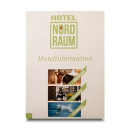 Hotelinformationsmappe - Lindner druckt hochwertige Präsentationsmappe