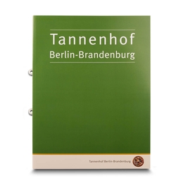 Netzwerkmappe TANNENHOF - Lindner druckt hochwertige Präsentationsmappe