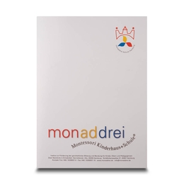 Montessori Schule - Lindner druckt hochwertige Präsentationsmappe