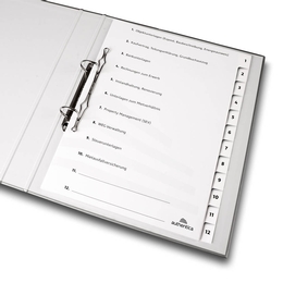 Register 12-fach Objektunterlagen