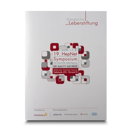 Symposium-Mappe Deutsche Leberstiftung - Lindner druckt hochwertige Präsentationsmappe