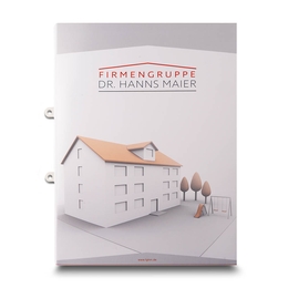 Mappe Immobilien Beteiligungs-KG - Lindner druckt hochwertige Präsentationsmappe