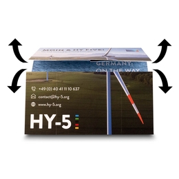 Endlosfaltkarte Hydrogen