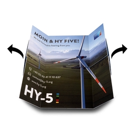 Endlosfaltkarte Hydrogen