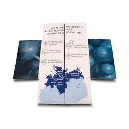 Endlosfaltkarte Hydrogen