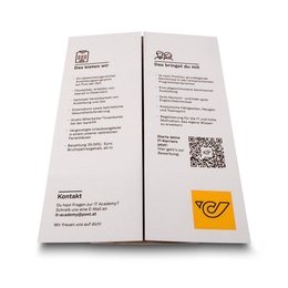 Endlosfaltkarte Österreichischen Post