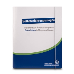Selbsterfahrungsmappe Blindeninstitut - Lindner druckt hochwertige Präsentationsmappe