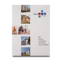 Mappe GWG Gesellschaft für Wohnungs- und Gewerbebau - Lindner druckt hochwertige Präsentationsmappe
