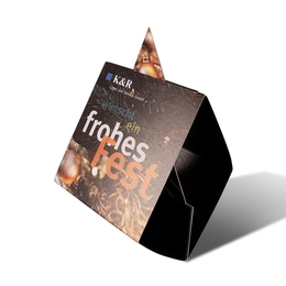 Schiebeaufsteller Weihnachtsbaum Logistik