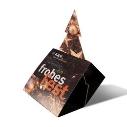 Schiebeaufsteller Weihnachtsbaum Logistik