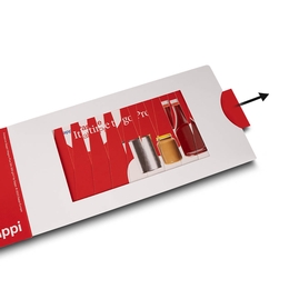 Lamellenkarte Sappi Anschreiben  - Druckerei Lindner steht für: Kreative Drucksachen drucken, 3D -Pop-ups drucken,  Effektkarten drucken, Magic-Flyer drucken,Aufsteller drucken