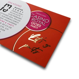 Einladungskarte mit Farbkern