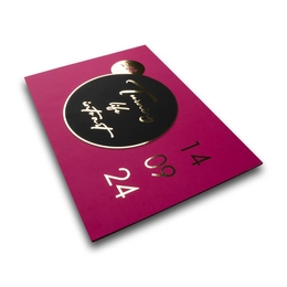 Einladungskarte mit Farbkern