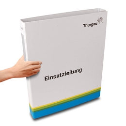 Ordner A3 Einsatzleitung Thurgau  - Drucksachen in Mainz bei Druckerei Lindner drucken lassen 