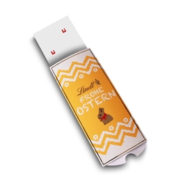 Kissenverpackung mit Schokolade