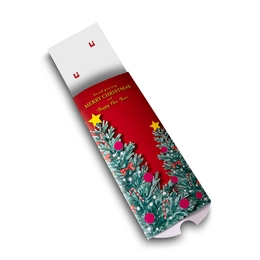 Kissenverpackung mit Schokolade