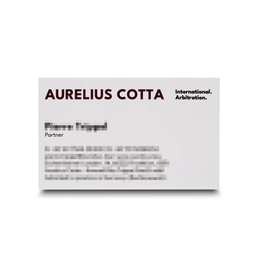 Visitenkarten Relief Lack 