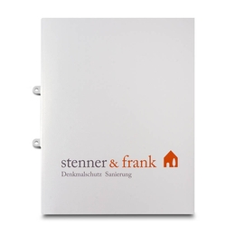 Mappe Immobilien Stenner Frank - Lindner druckt hochwertige Präsentationsmappe