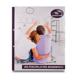 Schnellhefter Mappe Bau - Lindner druckt hochwertige Präsentationsmappe