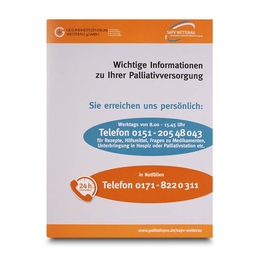 Palliativ Deckelmappe - Lindner druckt hochwertige Präsentationsmappe
