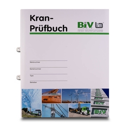 Schnellhefter Mappe Kran-Prüfbuch - Lindner druckt hochwertige Präsentationsmappe