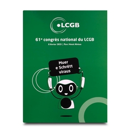 Box Mappe LCGB Nationalkongress - Lindner druckt hochwertige Präsentationsmappe