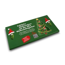 Mailmappe efko Frischfrucht - Weihnachtsgurke - Lindner druckt hochwertige Präsentationsmappe
