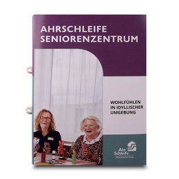 Mappe Seniorenzentrum - Lindner druckt hochwertige Präsentationsmappe