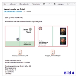 Layouterstellung Drucksachen