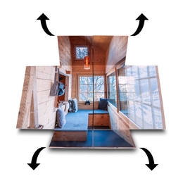 Endlosfaltkarte Architekten