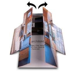 Endlosfaltkarte Architekten