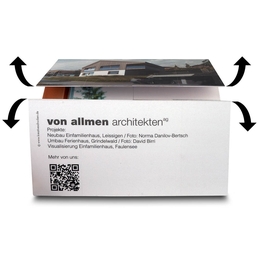 Endlosfaltkarte Architekten