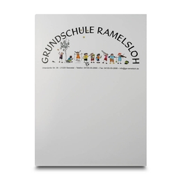 Mappe Grundschule Ramelsloh - Lindner druckt hochwertige Präsentationsmappe